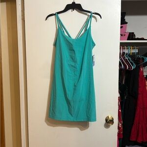 Columbia Turquoise Strappy Dress